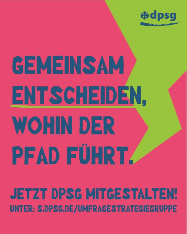 🚀 Die DPSG stellt die Weichen für morgen – und du bist gefragt! Was können wir bereits gut? Wo müssen wir uns noch verbessern? Welche Chancen und Risiken bringen die nächsten Jahre? Nimm dir 5 Minuten für die Umfrage und gestalte die Zukunft der DPSG mit. 
Jetzt teilnehmen: s.dpsg.de/umfragestrategiegruppe

#meinedpsg #dpsgdvessen #meineheimatmeineliebemeinverband #dpsgessen