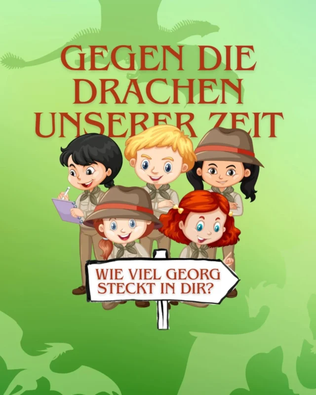 Wir wünschen euch allen einen schönen Georgstag!
Wie viel Georg steckt in dir? Probiere es aus! Die AG Spiri hat sich da etwas für euch überlegt.
⚜️🔥🐉
#dpsgdvessen #dpsg #georgstag #wievielgeorgstecktindir #gegendiedrachenunsererzeit