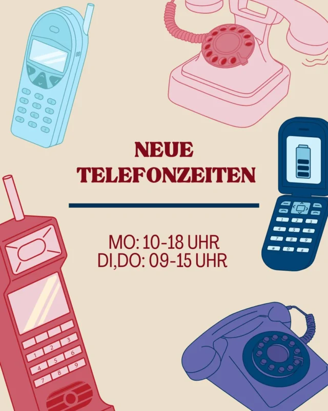 Wir haben unsere Telefonzeiten geändert! 
Du hast ein Anliegen? 
Dann bimmel zu den oben genannten Zeiten einfach durch oder vereinbare einen abweichenden Gesprächstermin per Mail! 

Tel: 0201/ 27 905 0 
Mail: info@dpsg-essen.de 

 #dpsgdvessen #dpsgessen #telefonzeiten #dpsg #Anliegen #telefonieren #erreichbarkeit #pfadfinder